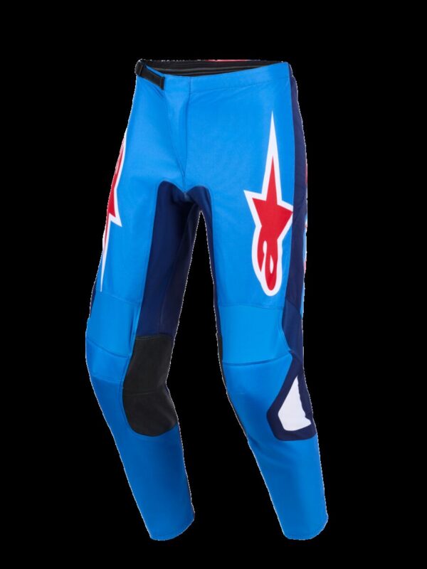 PANT FLUID GRID BLUE/RED 38