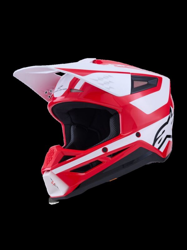 HELMET SM3 HEAT RED/WH/BLK XL