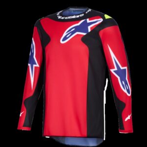 JERSEY FLUID GRID RED/BLK/PURP