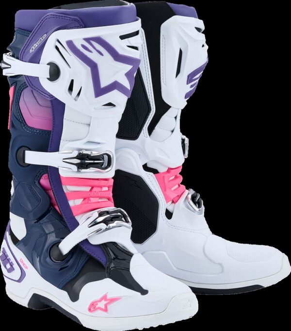 BOOT TECH 10 WHT/VLT/NVY/PINK