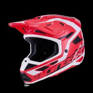 HELMET SM7 DEED RED/BLK/WH M