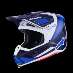 HELMET SM7 RISE BLUE/WHITE XS