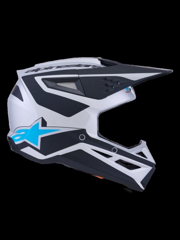 HELMET SM3 HEAT SILV/BL/BLK S