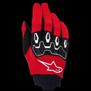 GLOVES FULL BORE V2 RED/BLACK