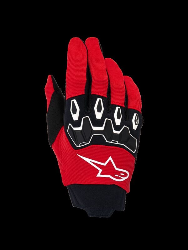 GLOVES FULL BORE V2 RED/BLACK