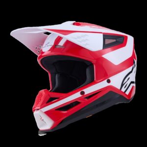 HELMET SM3 HEAT RED/WH/BLK M