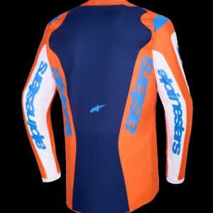 JERSEY FLUID GRID ORAN/BLUE XL