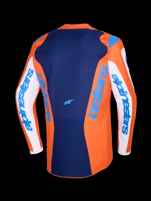 JERSEY FLUID GRID ORAN/BLUE XL