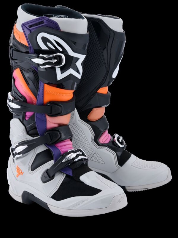 BOOT TECH 7 BLK/LT GY/ORG FL/M