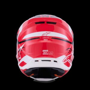 HELMET SM7 DEED RED/BLK/WH 2X