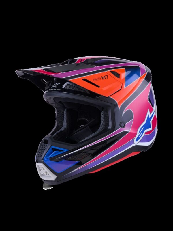 HELMET SM7 FUSE BLU/PU/PINK S