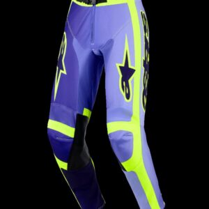 PANT RACER PORTL PURPLE/YEL 38