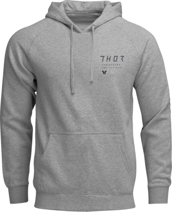 PULLOVER STAMP HTR GY MD