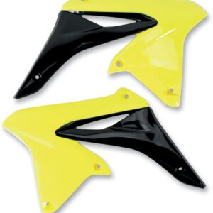 SHROUD RAD RMZ250 10-18 YEL/BK