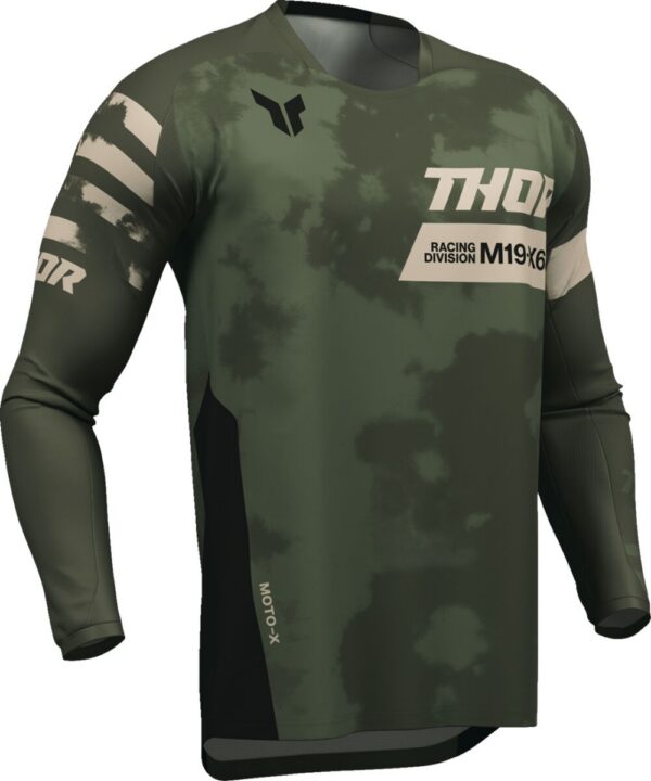 JERSEY LAUNCHMODE BLEACH BLK/C