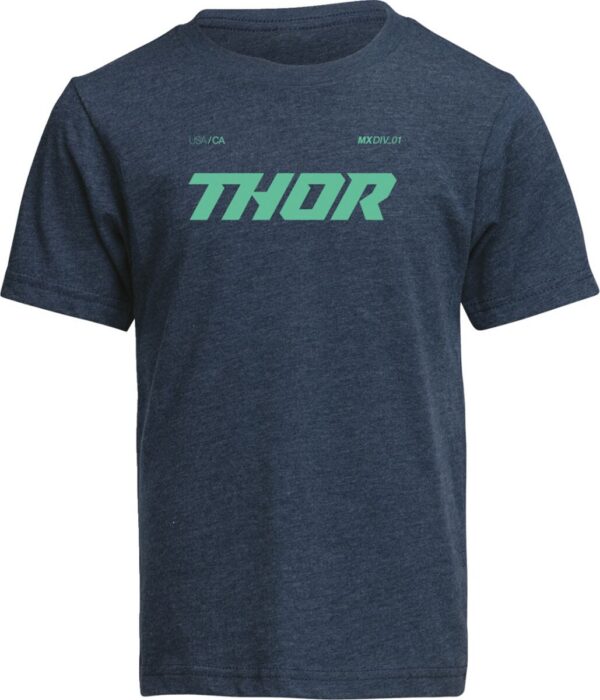 TEE YTH BRAVE PETROL BLUE LG