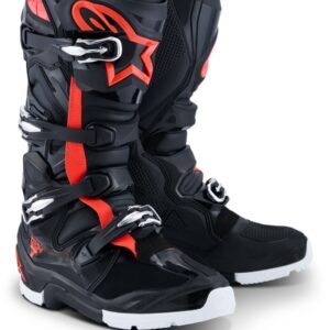 BOOT T7 END DS BLACK/RED/WH 10