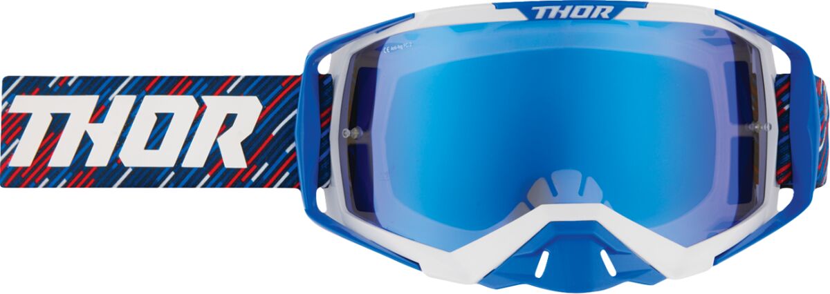 Gogl activate stripes rd/wh/bl