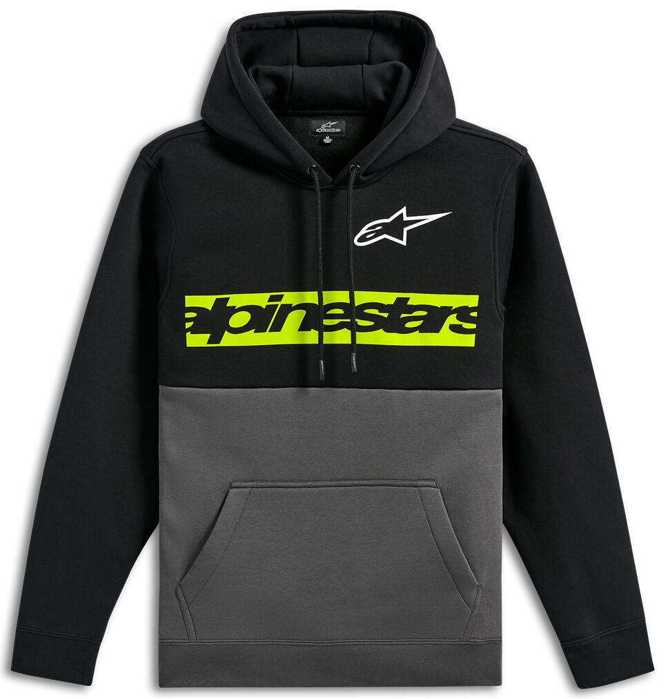 Hoodie po parallel black/gunme