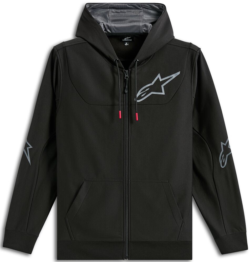 Hoodie zip sessions v3 black/g