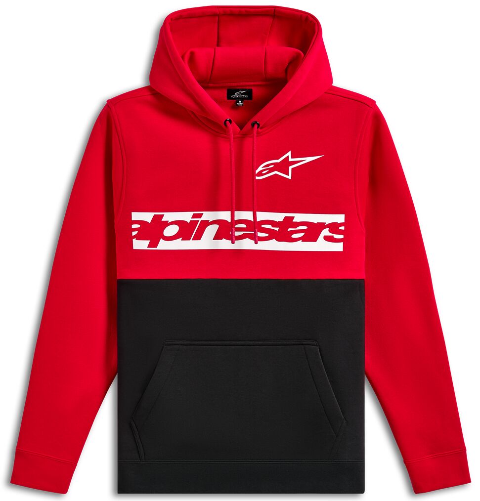 Hoodie po parallel red/black x