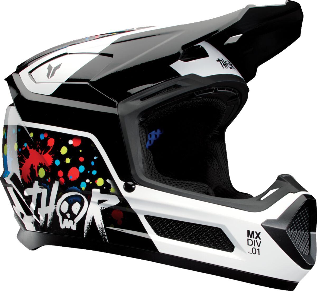 Kiiver fleet noorte splat black m