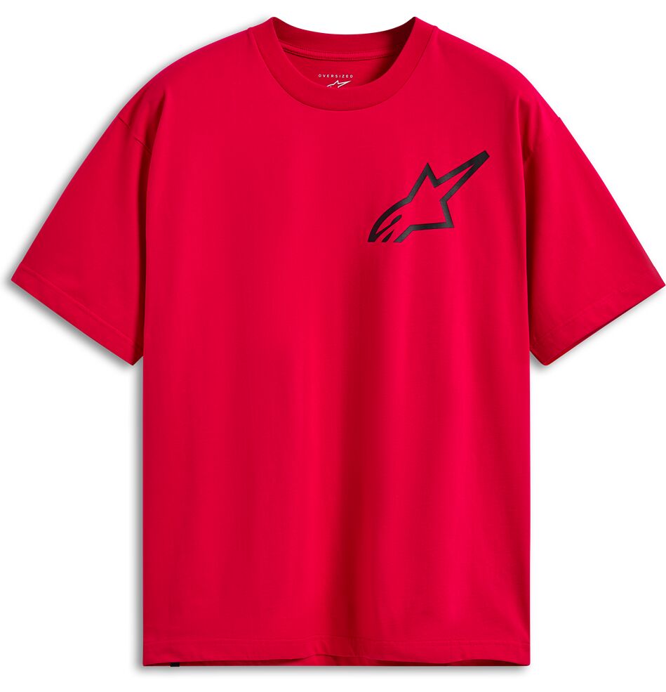Tee ss csf oversized one red 2