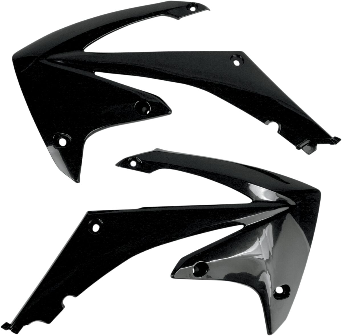 Shroud rad 09 crf450 bk