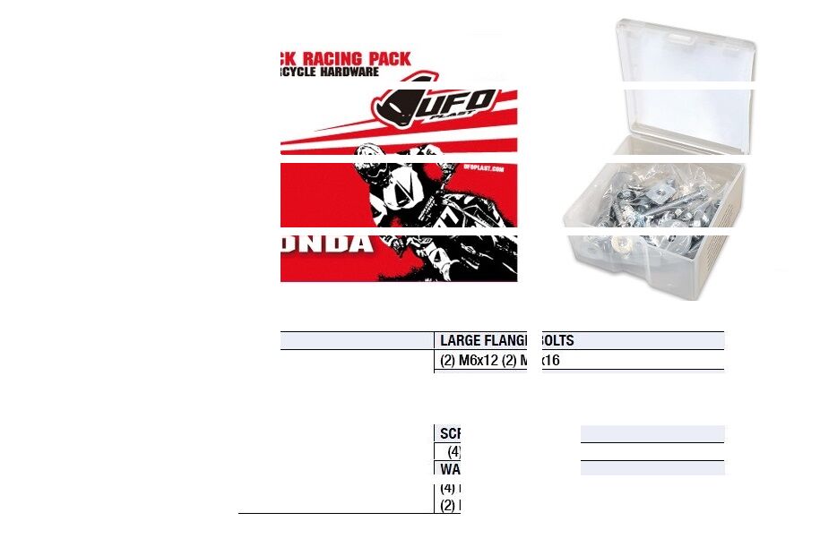 Track võidusõidu pack honda