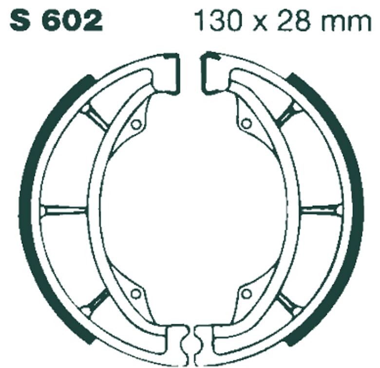 Pidur shoe grooved