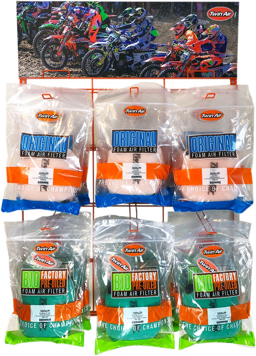 Twin air wall display