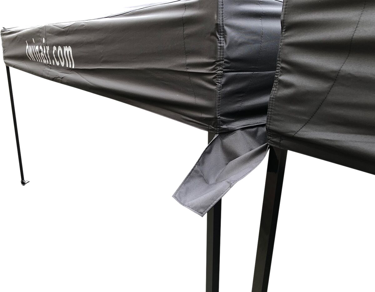 Canopy rain gutter