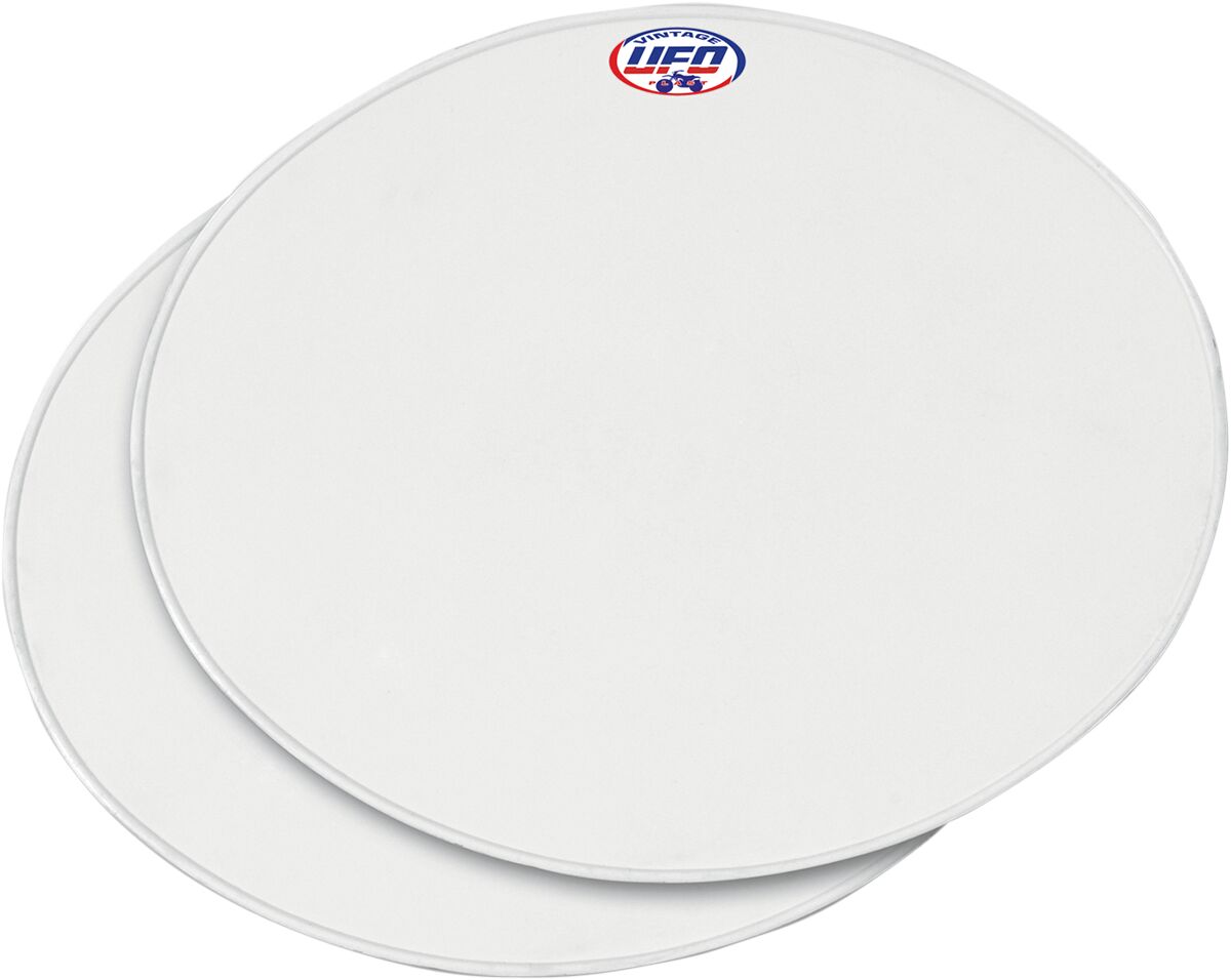 Uni oval plate wh 2pc