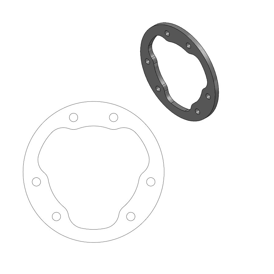 Pidur caliper adaptor