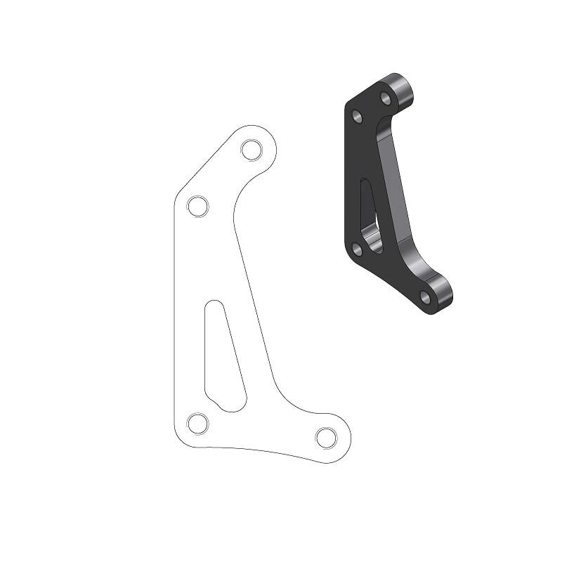 Pidur caliper adaptor sm