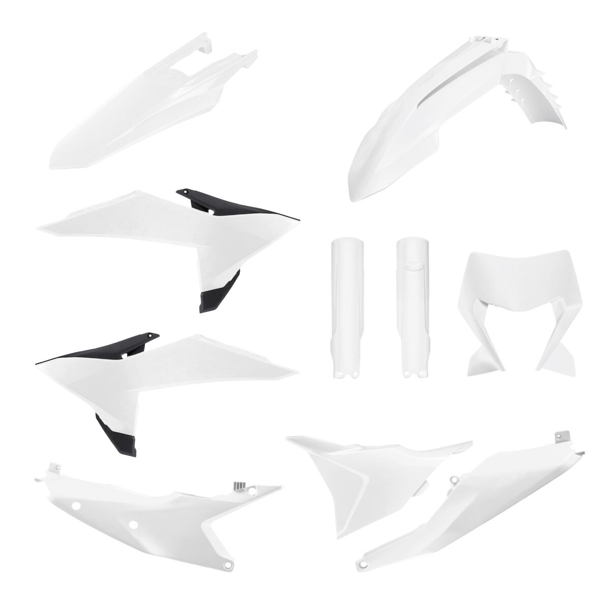 Plastikud full exc/excf 26- whi
