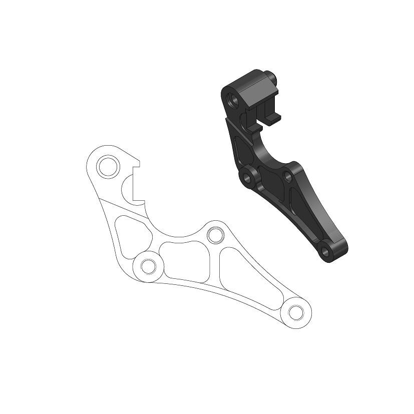 Pidur caliper adaptor sm