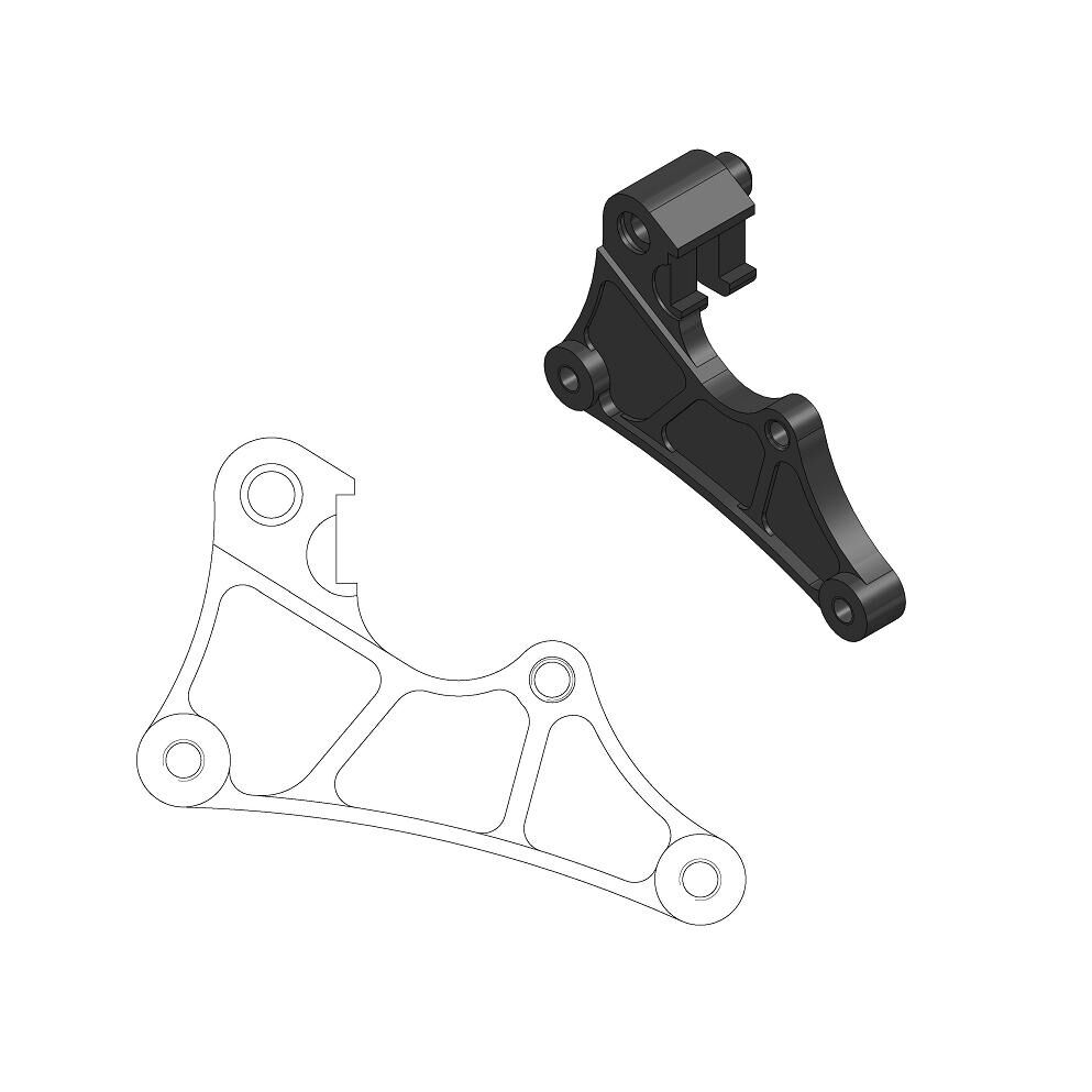 Pidur caliper adaptor sm