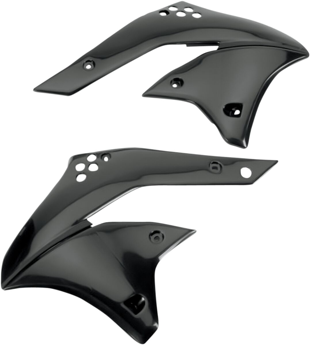 Shroud rad kxf250 06 blk