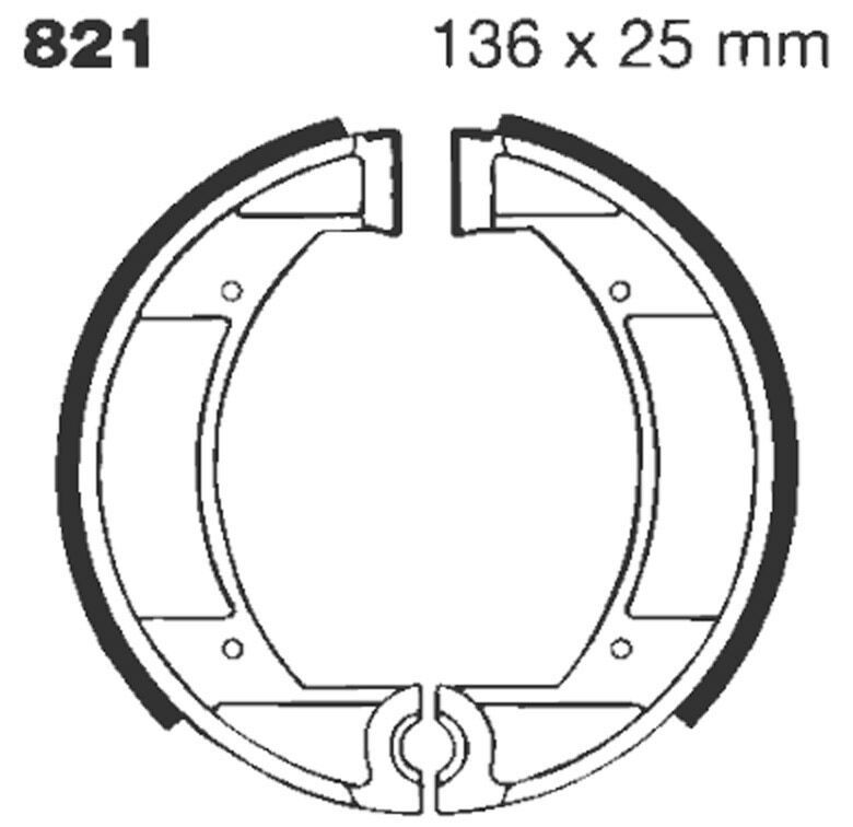 Pidur shoe grooved