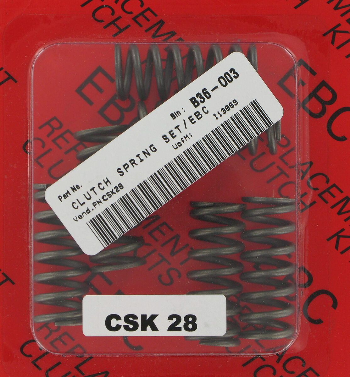 Sidur vedru komplekt csk