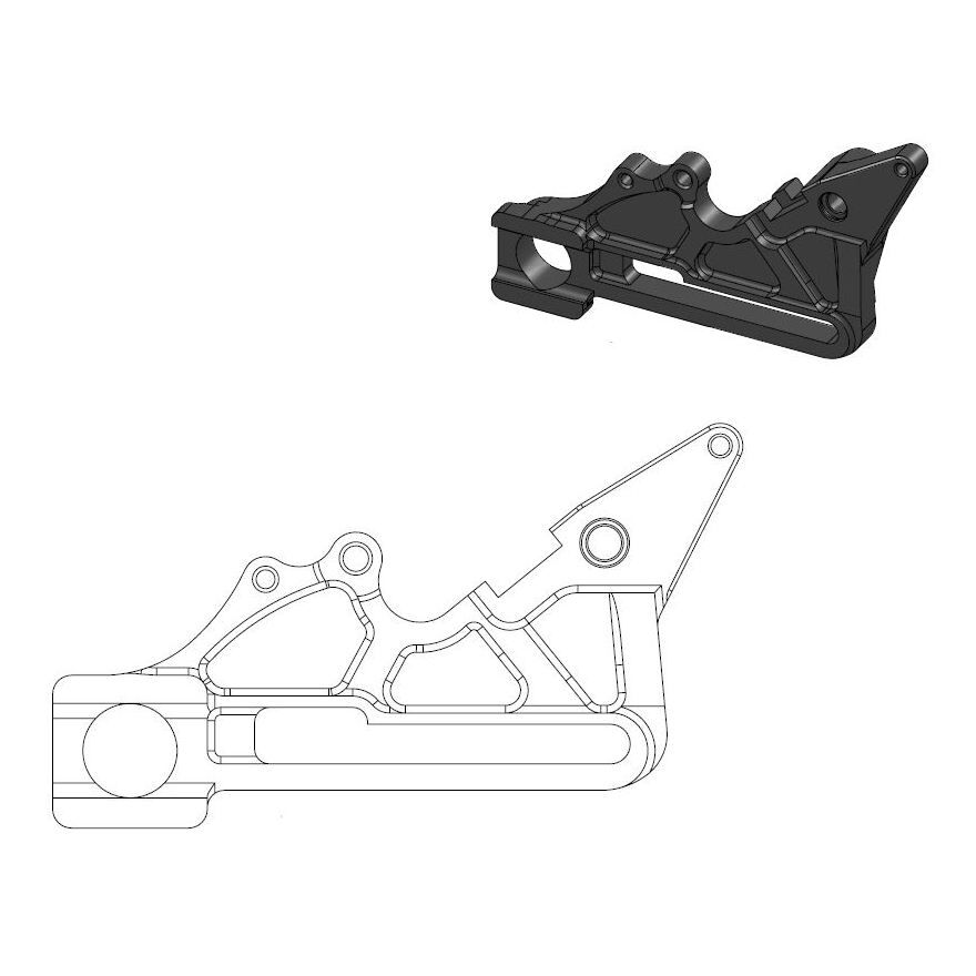 Pidur caliper adaptor