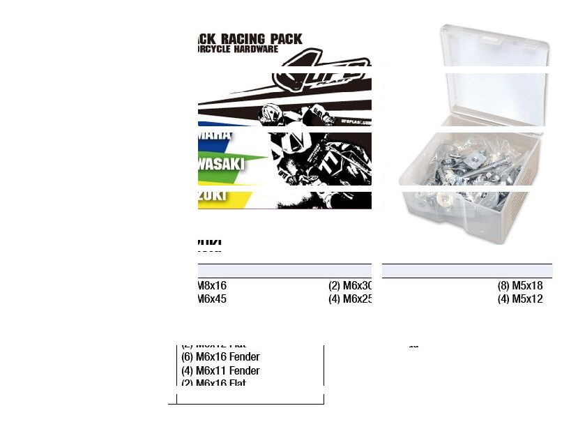 Track rcing pack yam/kaw