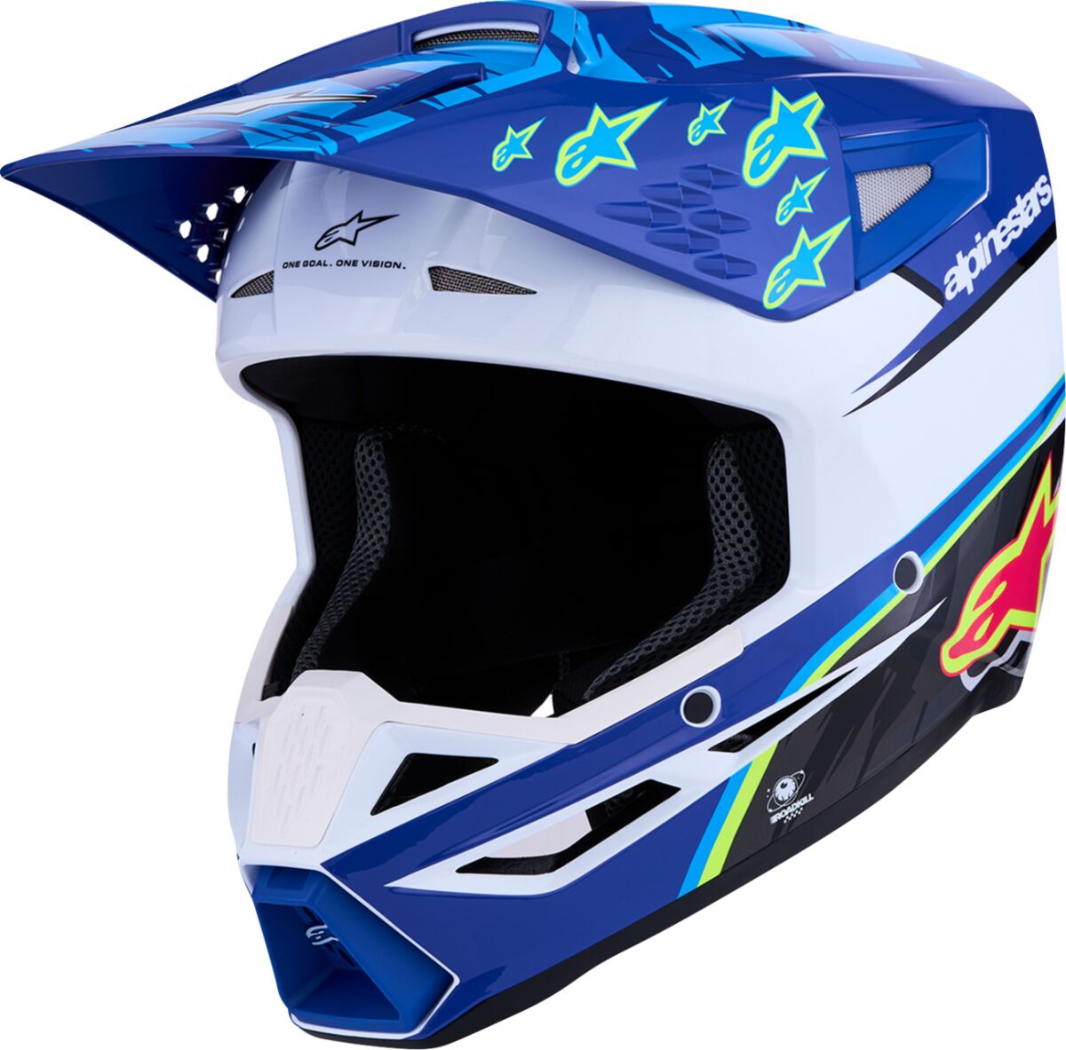 Kiiver sm3 falcon blu/blk/pnk