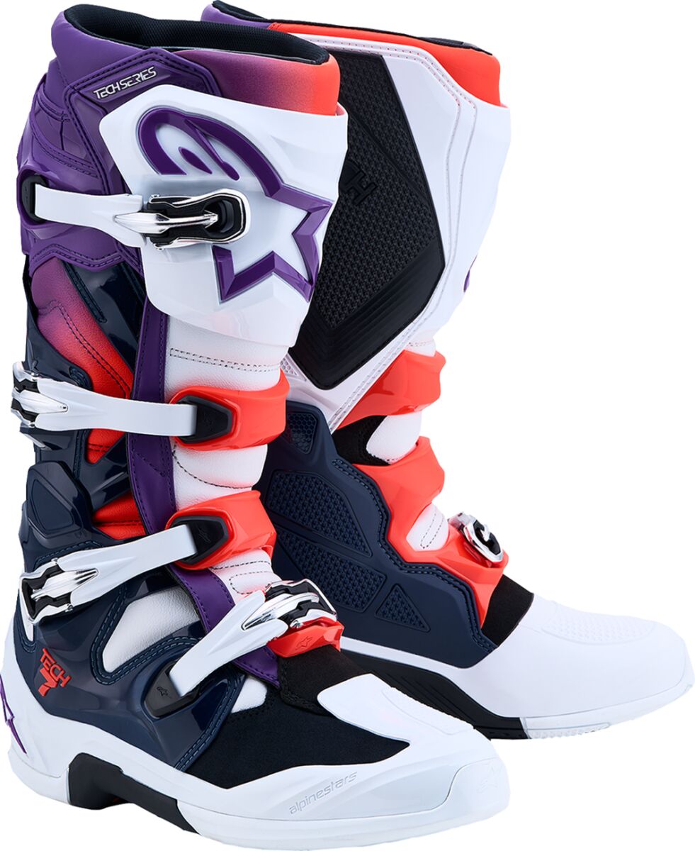 Saapad tech 7 purple blue fluo r