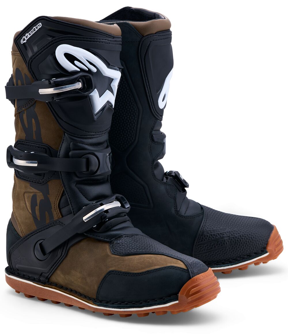 Saapad tech t brown black gum 9
