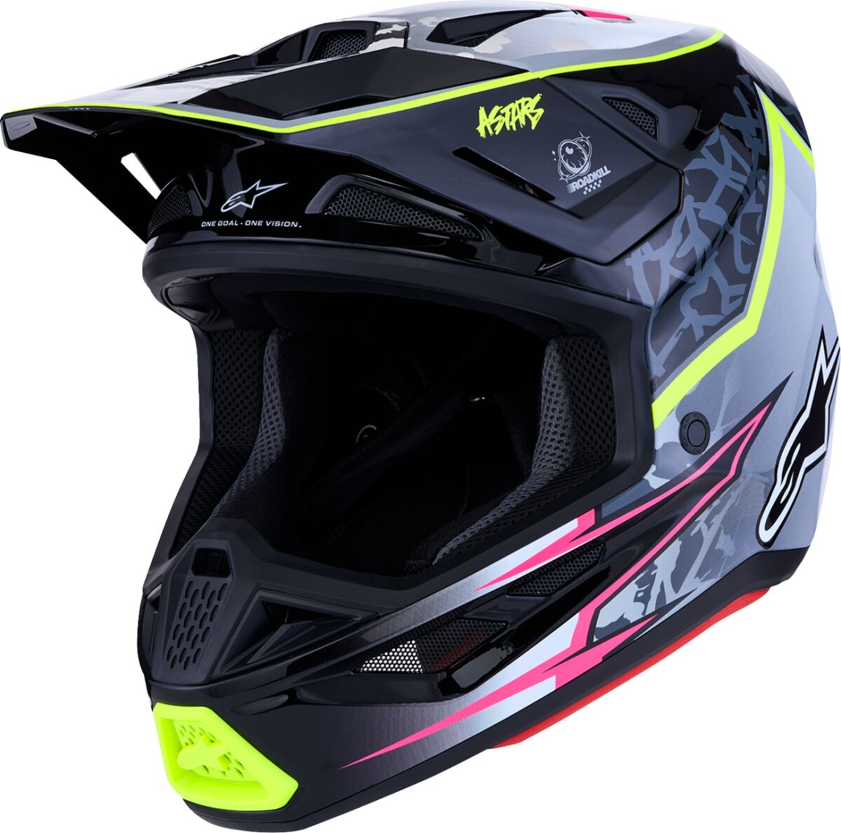 Kiiver sm7 blaster blk/gry/ylw