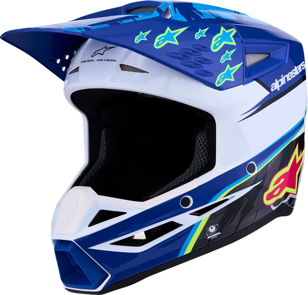 Kiiver noorte sm3 falcon bl/bk/pk