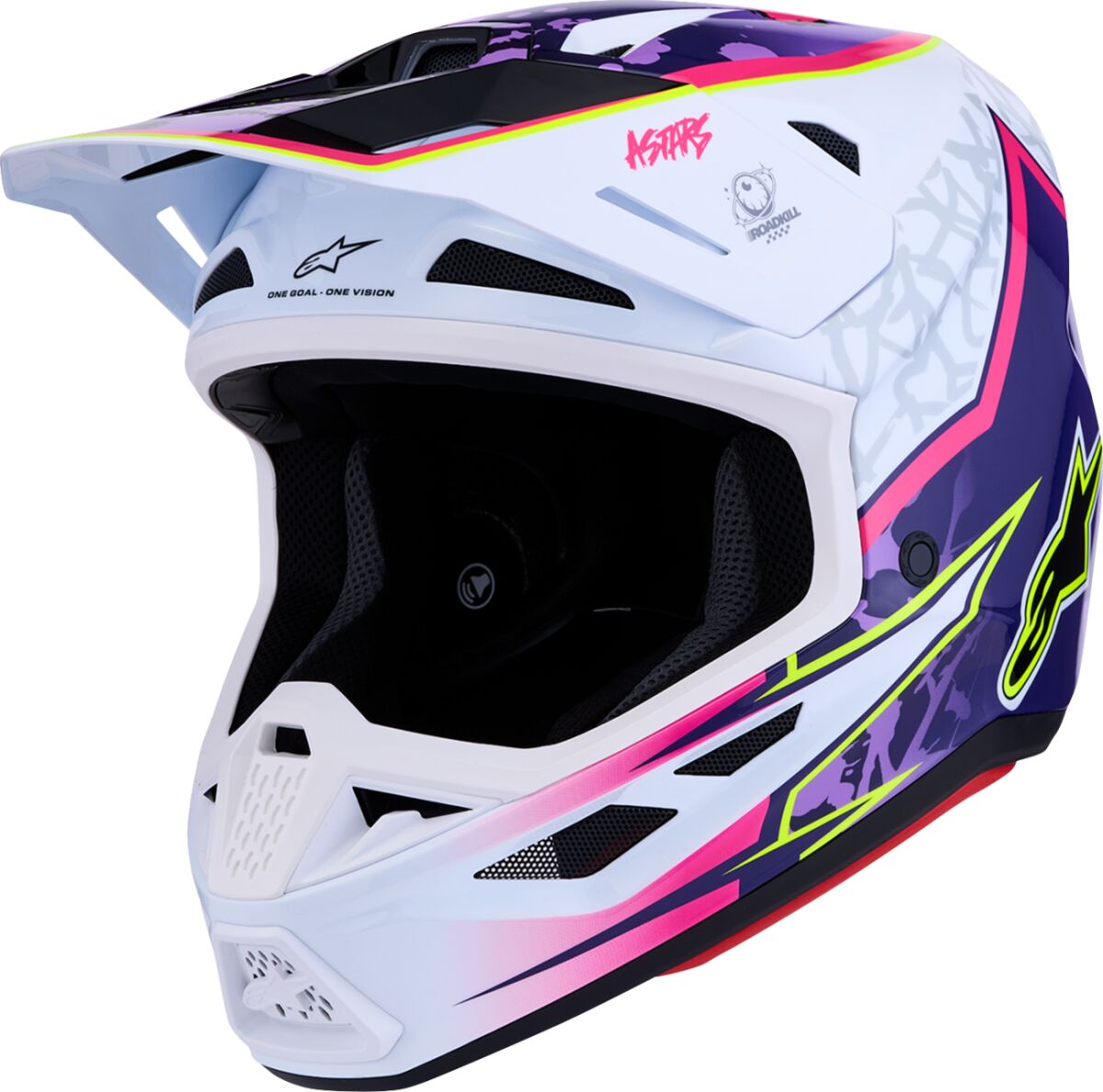 Kiiver sm7 blaster pur/pnk/wht