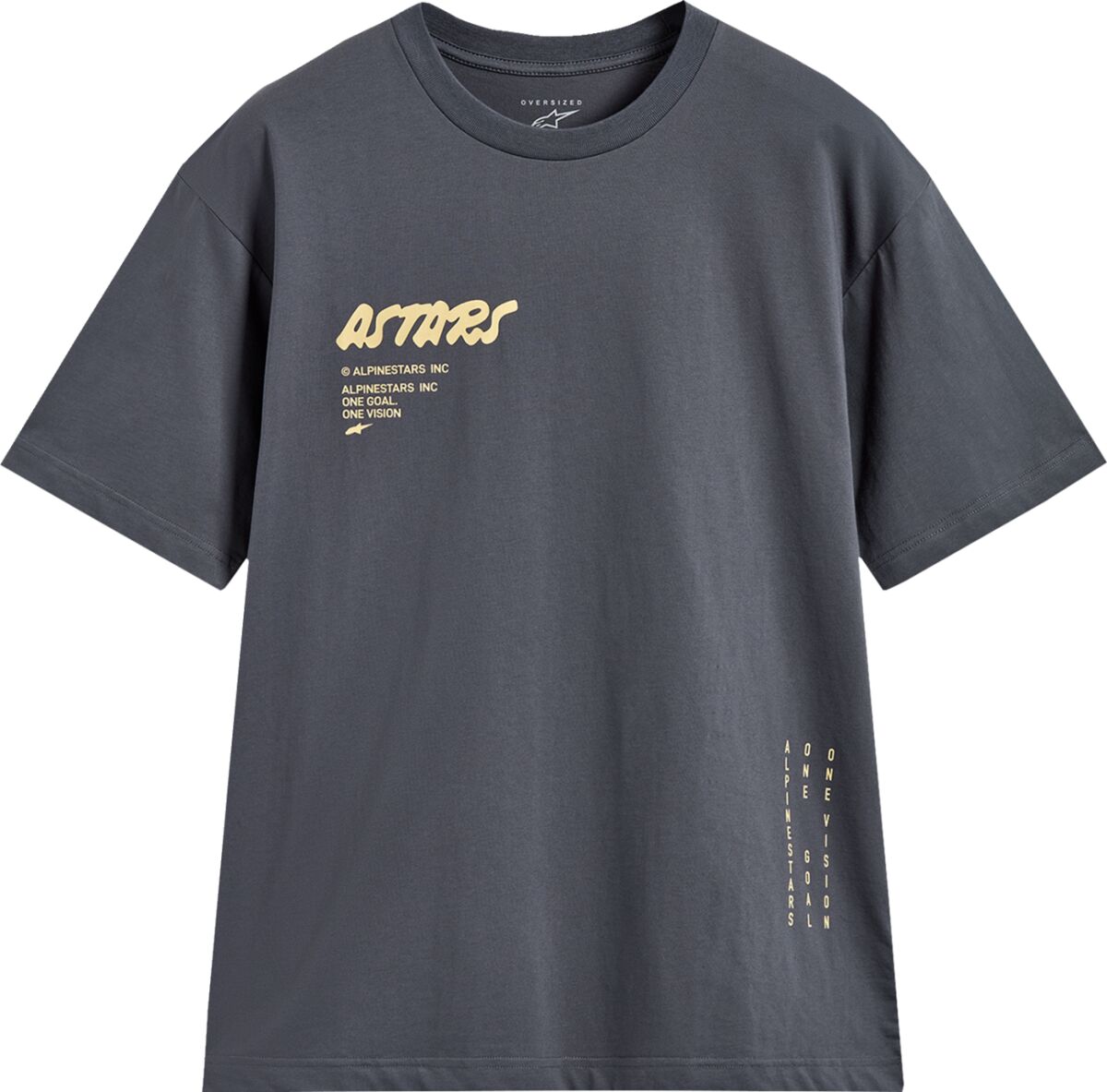 Tee ss csf oversized chalk cha